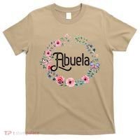 Mother's Day Gift For Spanish Grandma Floral Abuela T-Shirt thumb 0