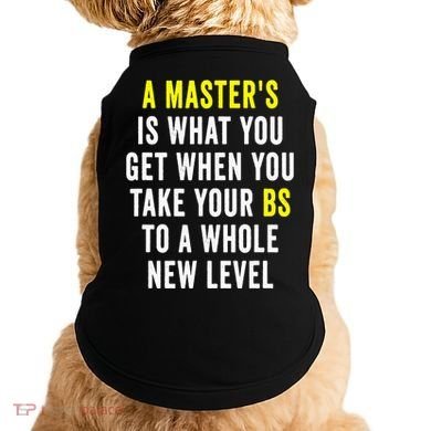 Masters Degree Graduation Doggie Tank