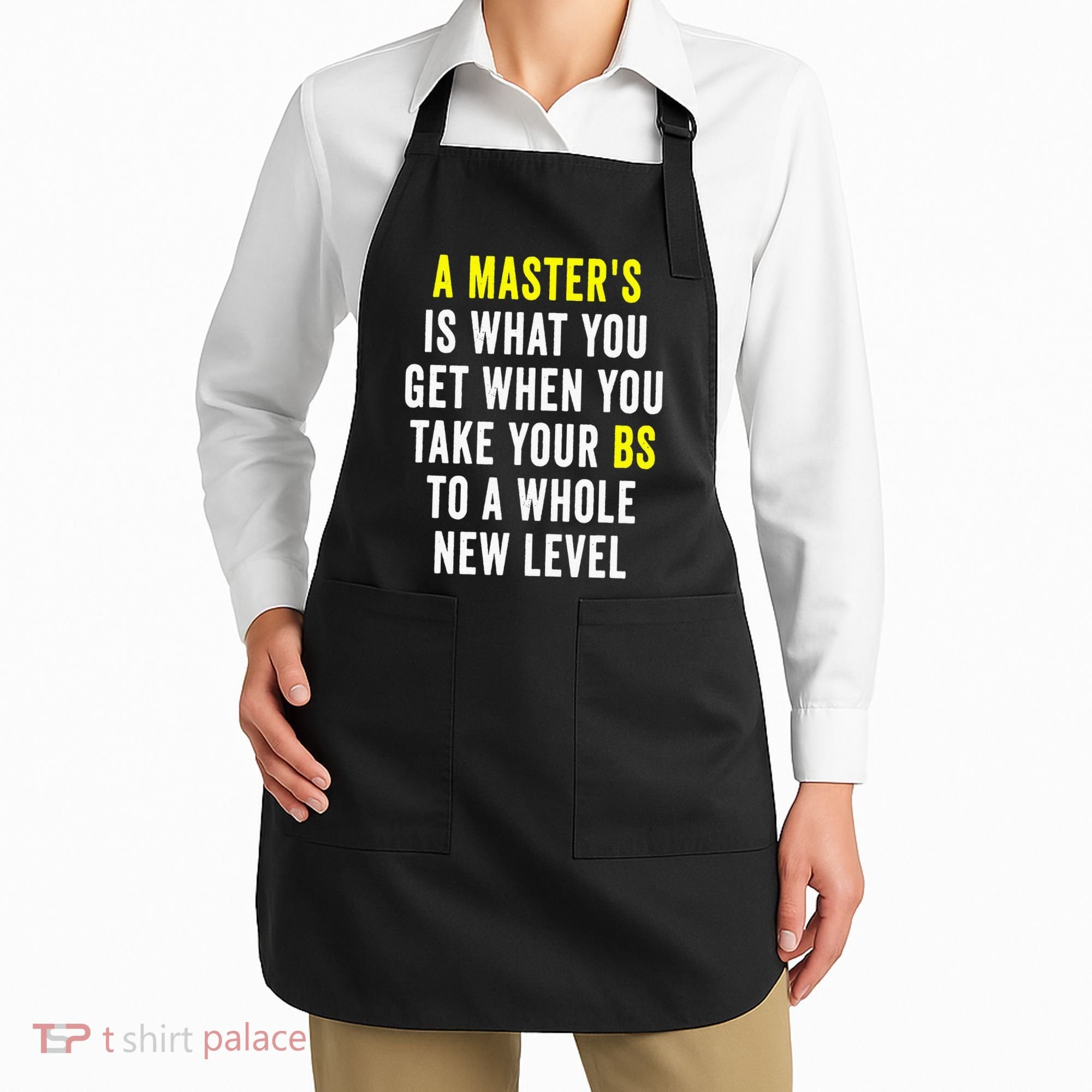 Masters Degree Graduation Apron