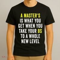 Masters Degree Graduation T-Shirt thumb 3