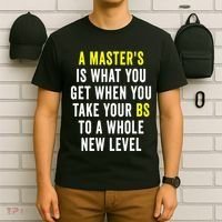 Masters Degree Graduation T-Shirt thumb 6