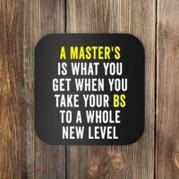Masters Degree Graduation Coaster thumb 0