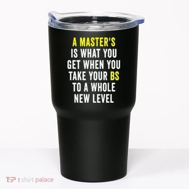 Masters Degree Graduation Tumbler