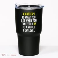 Masters Degree Graduation Tumbler thumb 0