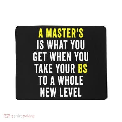 Masters Degree Graduation Mousepad
