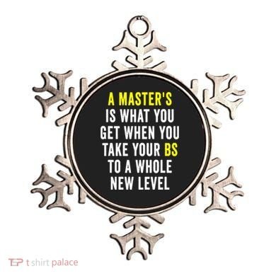 Masters Degree Graduation Ornament