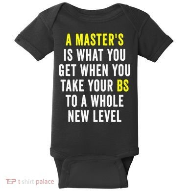 Masters Degree Graduation Baby Bodysuit