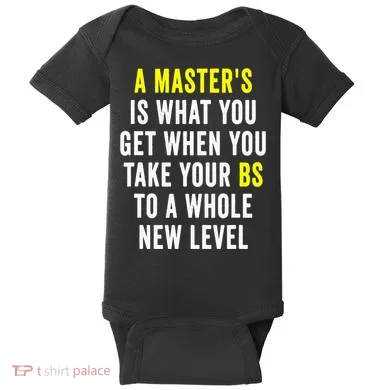 Masters Degree Graduation Baby Bodysuit