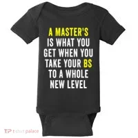 Masters Degree Graduation Baby Bodysuit thumb 0
