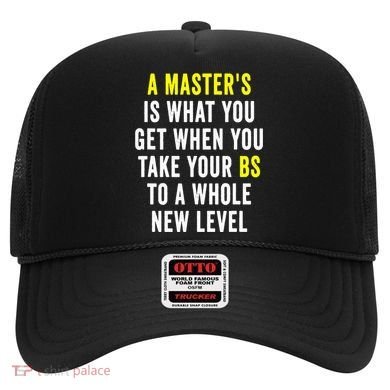 Masters Degree Graduation Hat
