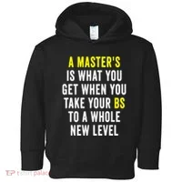 Masters Degree Graduation Toddler Hoodie thumb 0