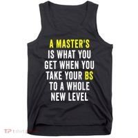 Masters Degree Graduation Tank Top thumb 0
