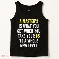 Masters Degree Graduation Tank Top thumb 2