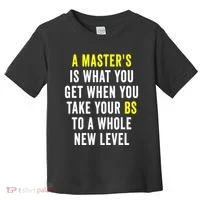 Masters Degree Graduation Toddler T-Shirt thumb 0