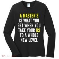 Masters Degree Graduation Women's Long Sleeve Shirt thumb 0