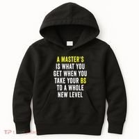 Masters Degree Graduation Kids Hoodie thumb 0