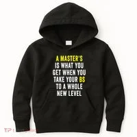 Masters Degree Graduation Kids Hoodie thumb 0