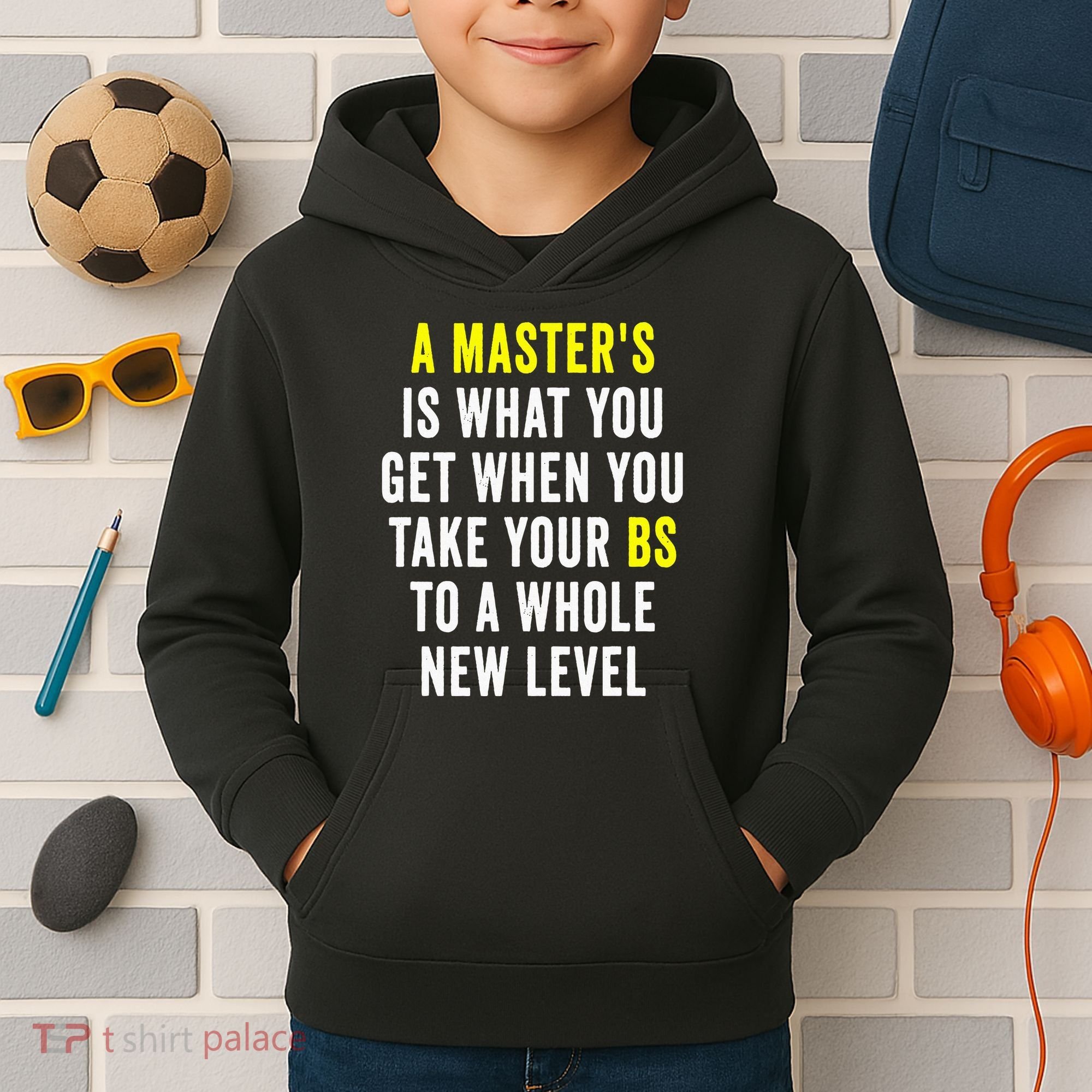 Masters Degree Graduation Kids Hoodie