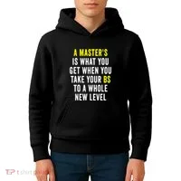 Masters Degree Graduation Kids Hoodie thumb 4
