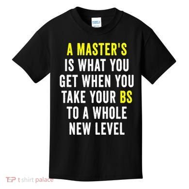 Masters Degree Graduation Kids T-Shirt