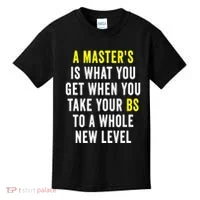 Masters Degree Graduation Kids T-Shirt thumb 0