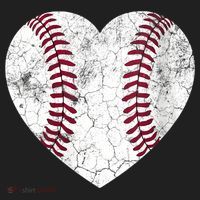  Mother's Day Gift Distressed Heart Baseball Heart Mom Mama V-Neck Tumbler thumb 3
