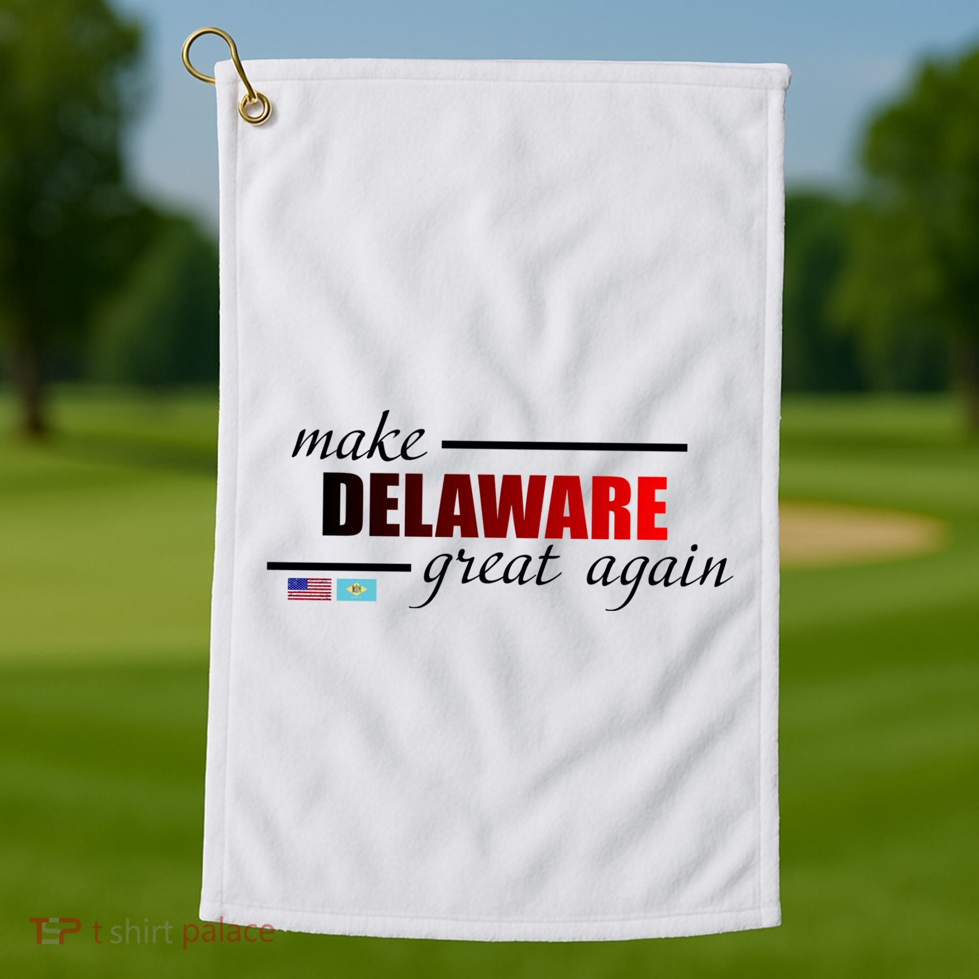Make Delaware Great Again Golf Towel