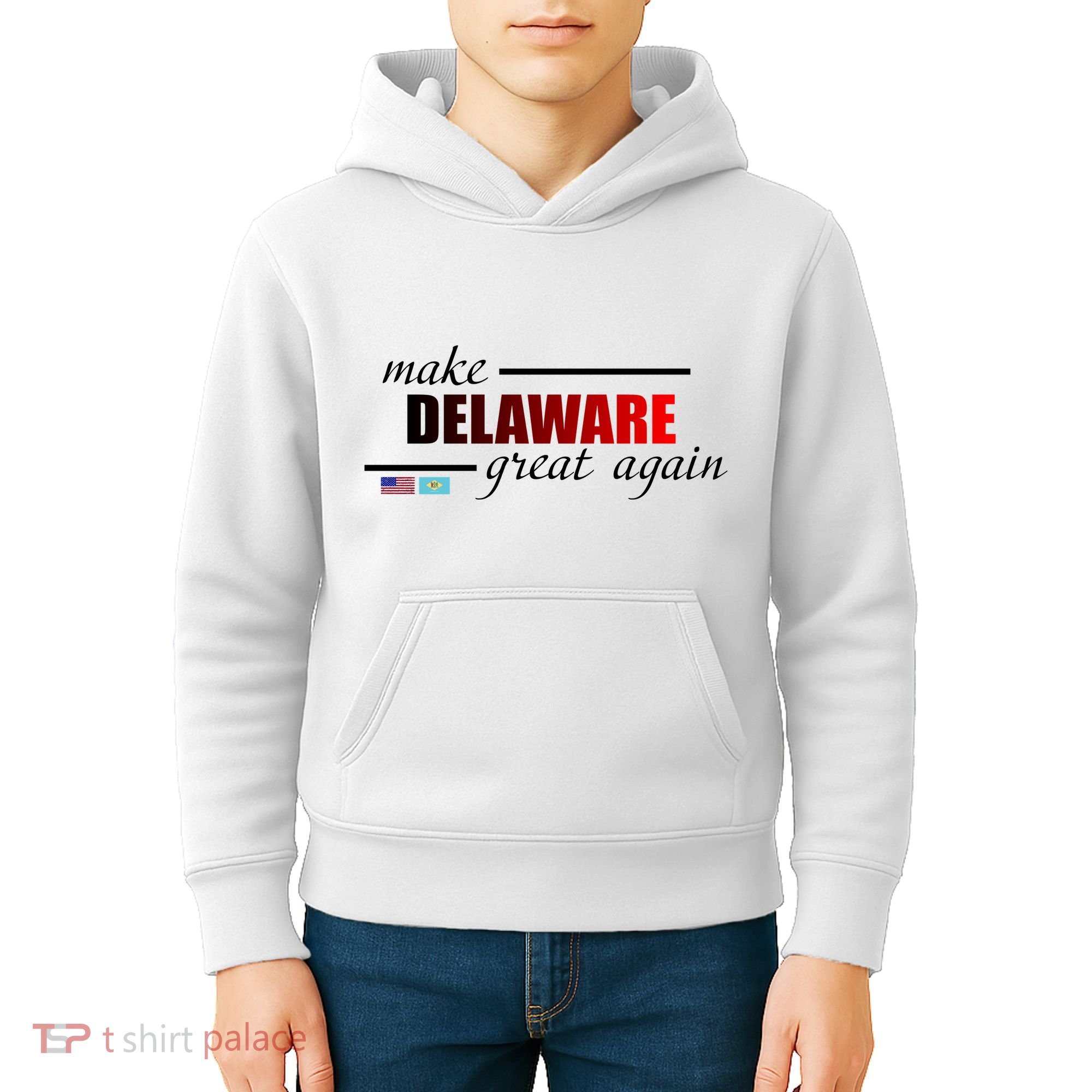Make Delaware Great Again Kids Hoodie