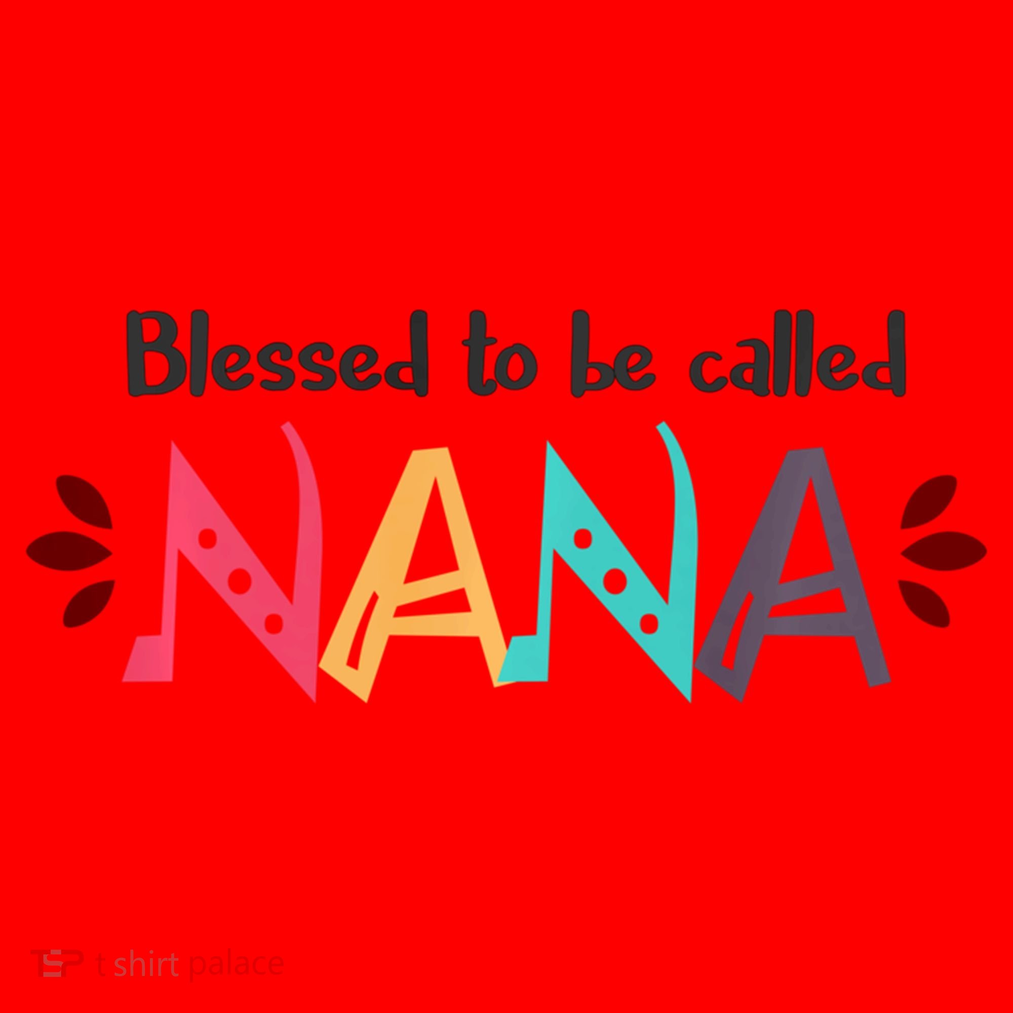 Mothers Day Gift Blessed To Be Called Nana Santa Hat