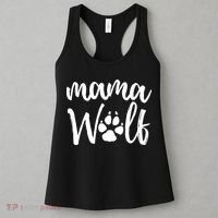 Mother's Day Gift. Mama Wolf Wolves Wild Lover Mom Mother Women Gift Women's Tank Top thumb 3