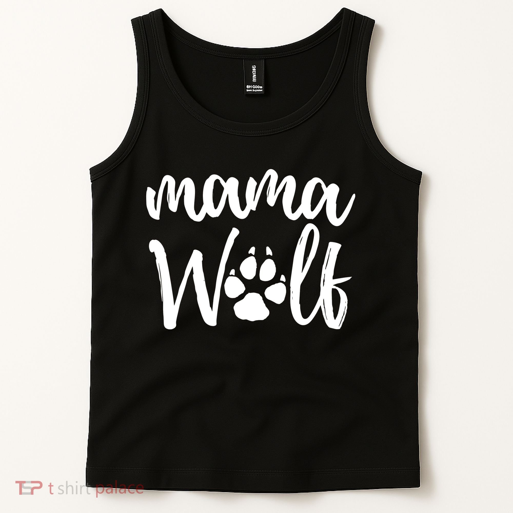 Mother's Day Gift. Mama Wolf Wolves Wild Lover Mom Mother Women Gift Tank Top