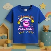 Mouths DonT Get Pregnant Embarrassing Adult Humor Toddler T-Shirt thumb 3