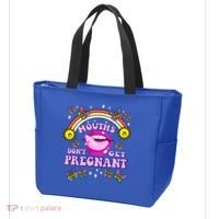 Mouths DonT Get Pregnant Embarrassing Adult Humor Tote Bag thumb 3