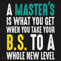 Masters Degree Graduation Funny Humor Quotes Lover Students Backpack thumb 2