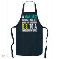 Masters Degree Graduation Funny Humor Quotes Lover Students Apron thumb 0