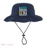 Masters Degree Graduation Funny Humor Quotes Lover Students Bucket Hat thumb 0