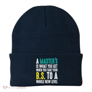 Masters Degree Graduation Funny Humor Quotes Lover Students Beanie