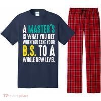 Masters Degree Graduation Funny Humor Quotes Lover Students Pajama Set thumb 0