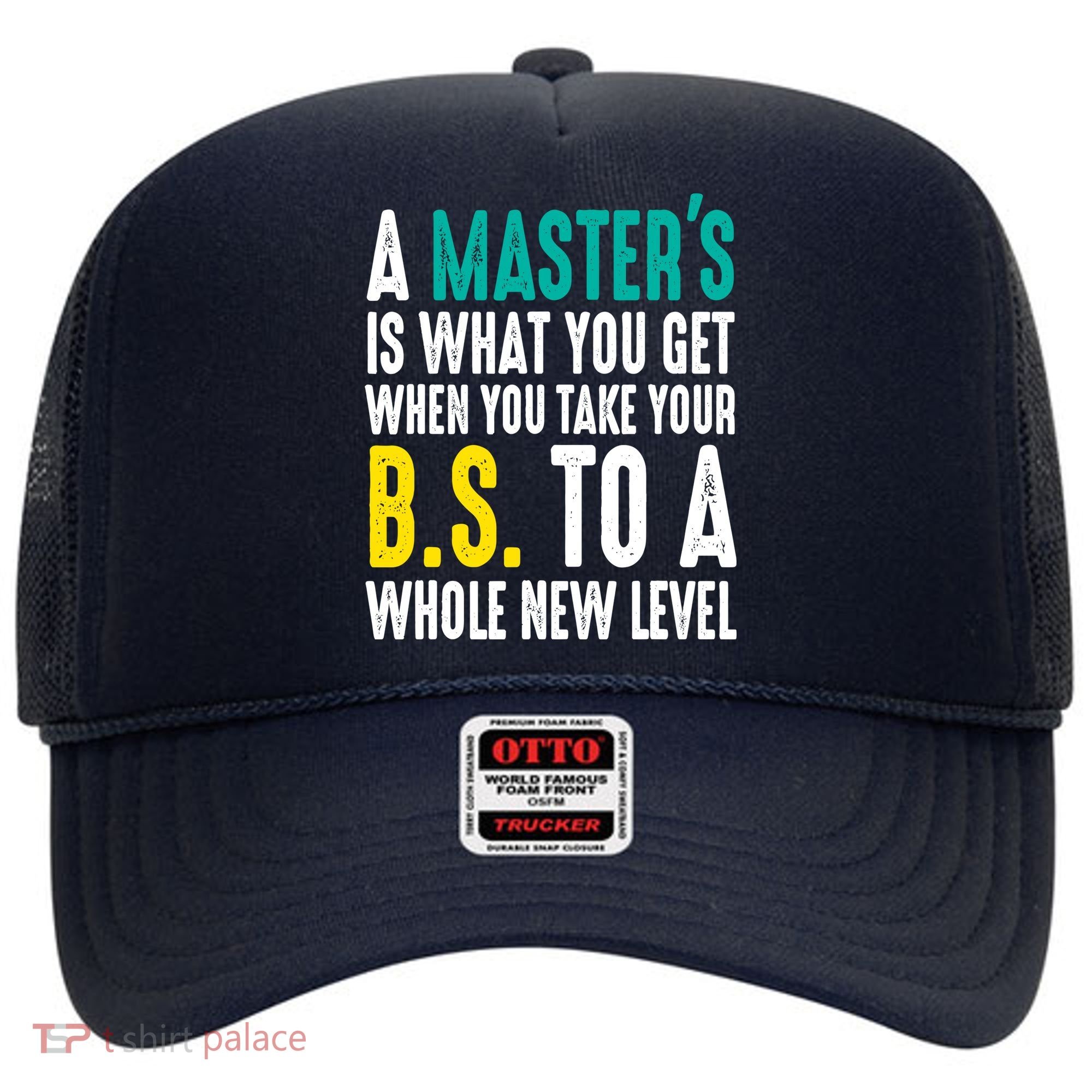 Masters Degree Graduation Funny Humor Quotes Lover Students Hat