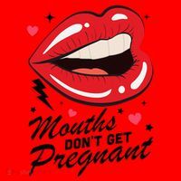 Mouths DonT Get Pregnant Inappropriate Humor Adult Jokes Santa Hat thumb 1