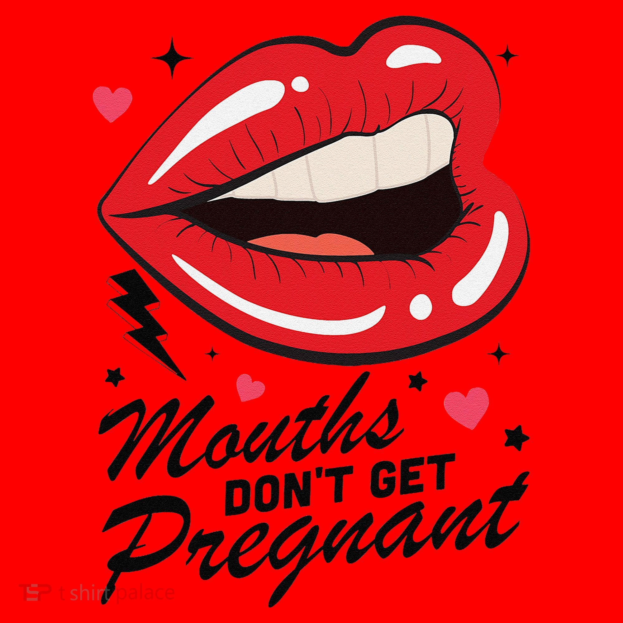 Mouths DonT Get Pregnant Inappropriate Humor Adult Jokes Santa Hat