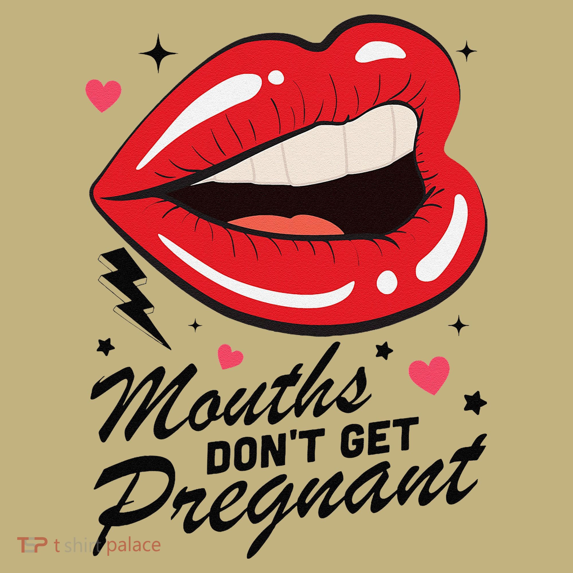 Mouths DonT Get Pregnant Inappropriate Humor Adult Jokes Polo