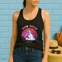 Moo Deng Hippo Baby Pygmy Hippopotamus Fun Halloween Costume Women's Tank Top thumb 2
