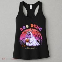 Moo Deng Hippo Baby Pygmy Hippopotamus Fun Halloween Costume Women's Tank Top thumb 3