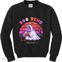 Moo Deng Hippo Baby Pygmy Hippopotamus Fun Halloween Costume Kids Sweatshirt thumb 0