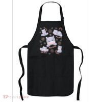Moo Deng Hippo Pig Flower Cute Baby Pygmy Moodeng Souvenir Apron thumb 0