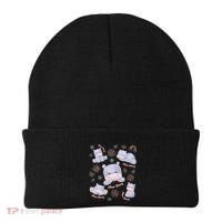 Moo Deng Hippo Pig Flower Cute Baby Pygmy Moodeng Souvenir Beanie thumb 0
