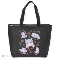 Moo Deng Hippo Pig Flower Cute Baby Pygmy Moodeng Souvenir Tote Bag thumb 0
