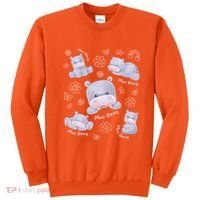 Moo Deng Hippo Pig Flower Cute Baby Pygmy Moodeng Souvenir Sweatshirt thumb 0