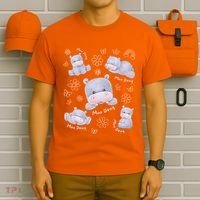 Moo Deng Hippo Pig Flower Cute Baby Pygmy Moodeng Souvenir T-Shirt thumb 6